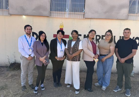De manera inédita, los estudiantes de CAD participaron en una entrega en terreno.